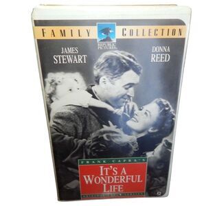 IT'S A WONDERFUL LIFE vintage VHS movie in original plastic clamshell case